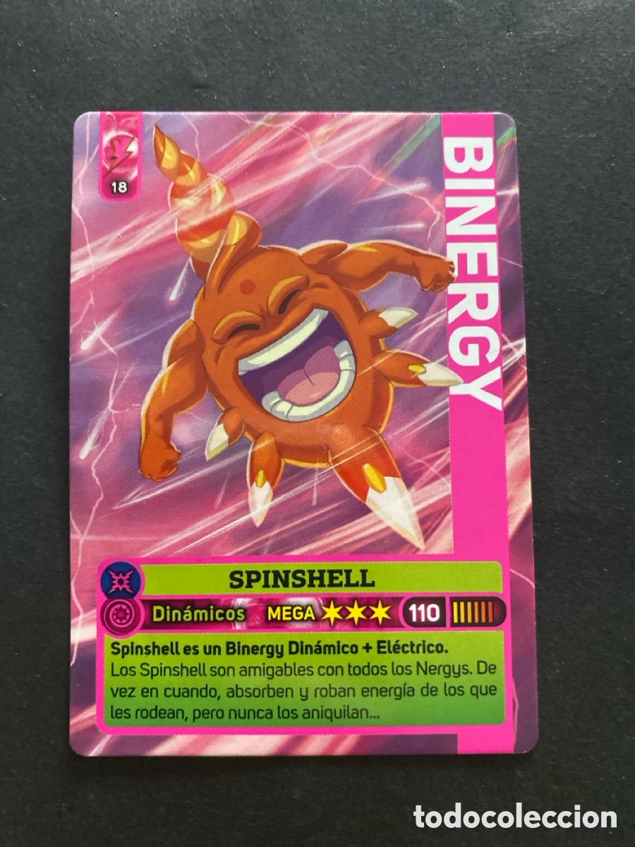 Coleccionismo cromos antiguos: Cromo Nergys N* 18 binergy