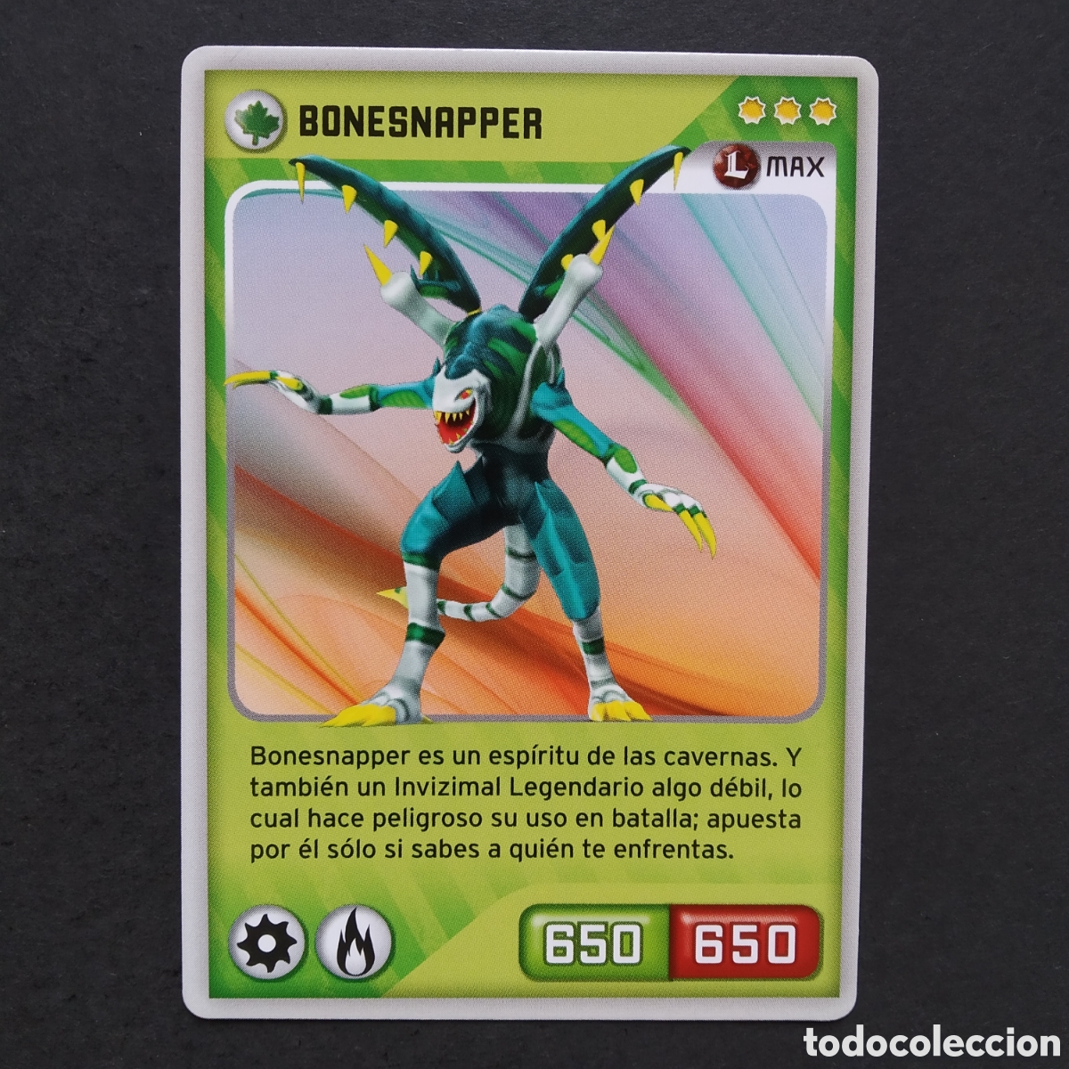 Coleccionismo cromos antiguos: CROMO - N&ordm; 189 - BONESNAPPER - INVIZIMALS, DESAFIOS OCULTOS - PANINI - A&Ntilde;O 2013