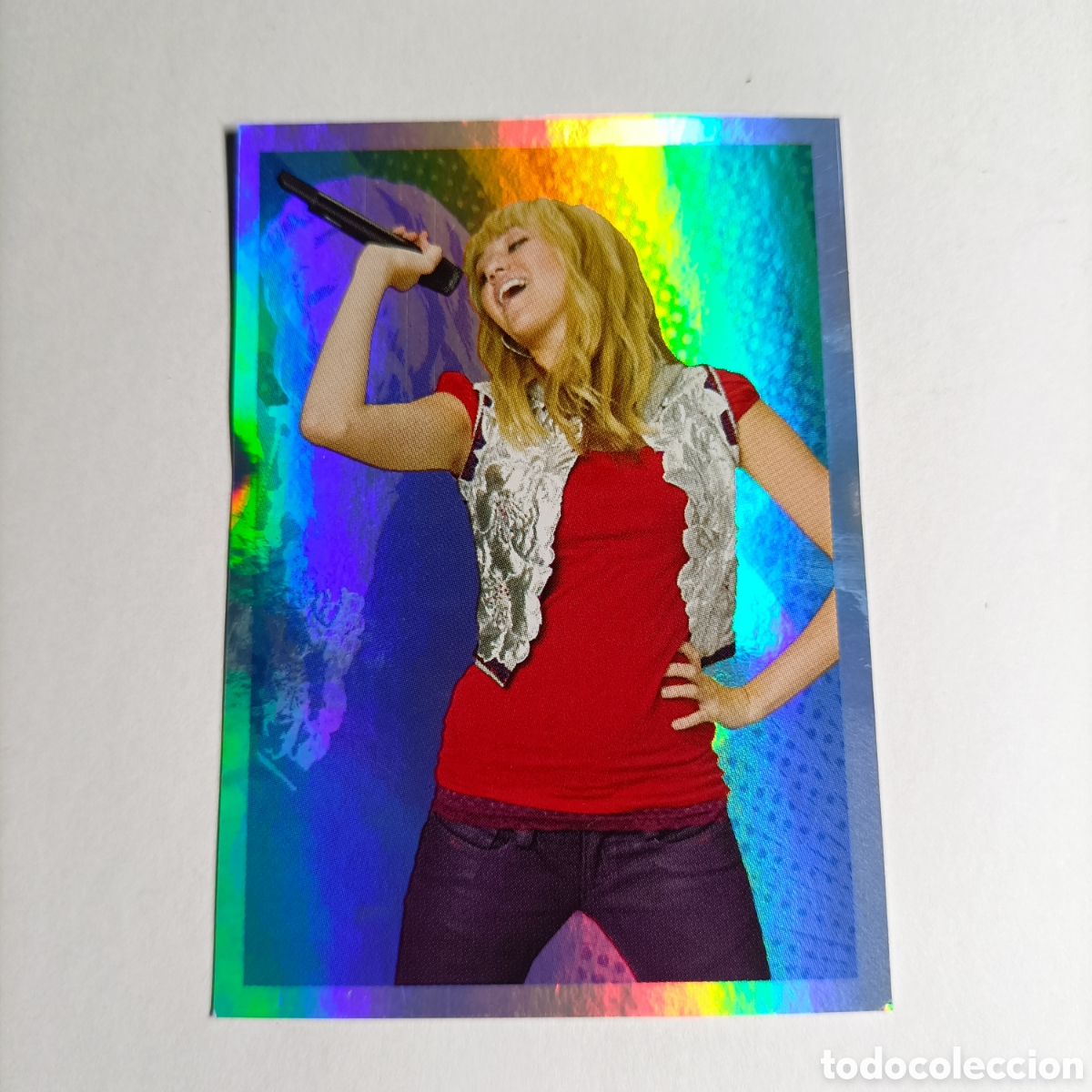 Coleccionismo cromos antiguos: STICKER PANINI 2009.HANNAH MONTANA THE MOVIE. №A13