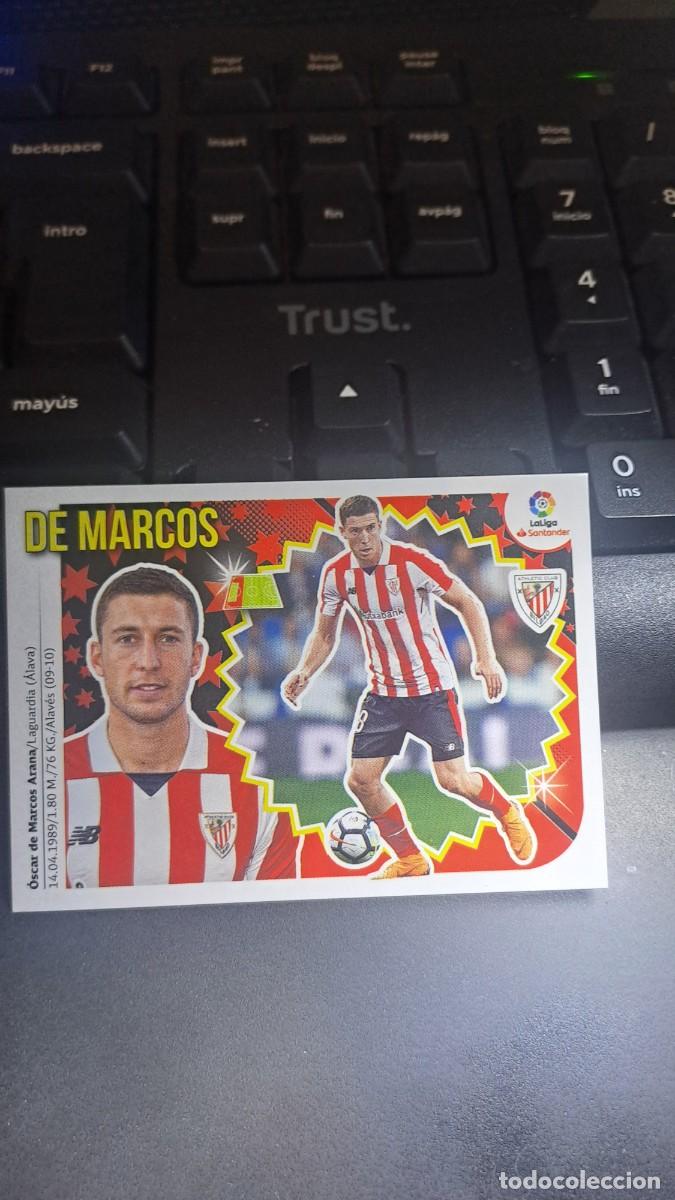 Coleccionismo cromos antiguos: CROMO DE MARCOS 3 ATHLETIC CLUB DE BILBAO LIGA 2018 2019 18 19 ESTE PANINI NUNCA PEGADO