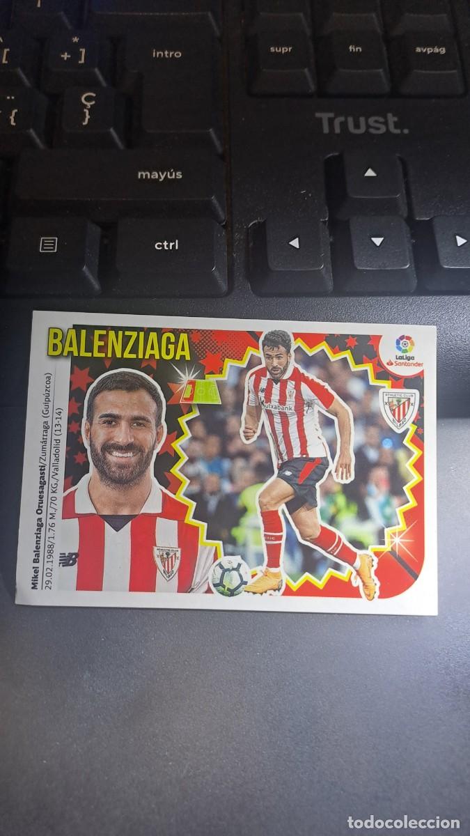 Collectionnisme Cartes &agrave; collectionner anciennes: CROMO BALENZIAGA 7 ATHLETIC CLUB DE BILBAO LIGA 2018 2019 18 19 ESTE PANINI NUNCA PEGADO