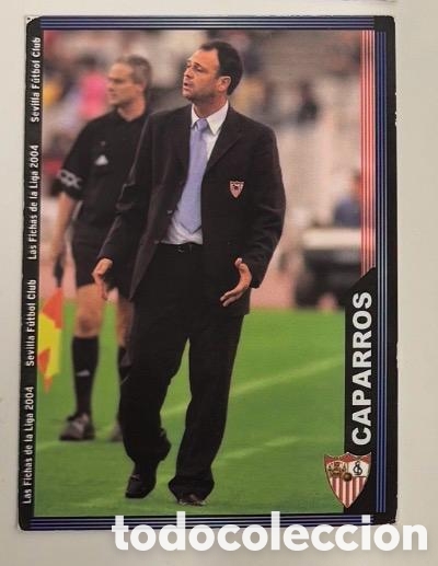 Collectable Antique Stickers: CAPARROS SEVILLA 2003 2004 MUNDICROMO CROMO CARTA 2004