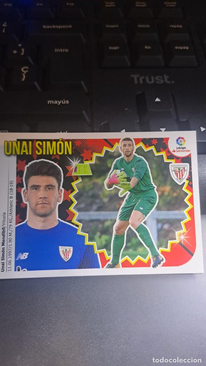 Colecionismo Cromos antigos: CROMO UNAI SIMON 2 BIS COLOCA ATHLETIC CLUB DE BILBAO LIGA 2018 2019 18 19 ESTE PANINI NUNCA PEGADO