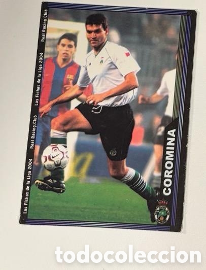 Coleccionismo cromos antiguos: COROMINA RACING CLUB SANTANDER 2003 2004 MUNDICROMO CROMO CARTA 2004
