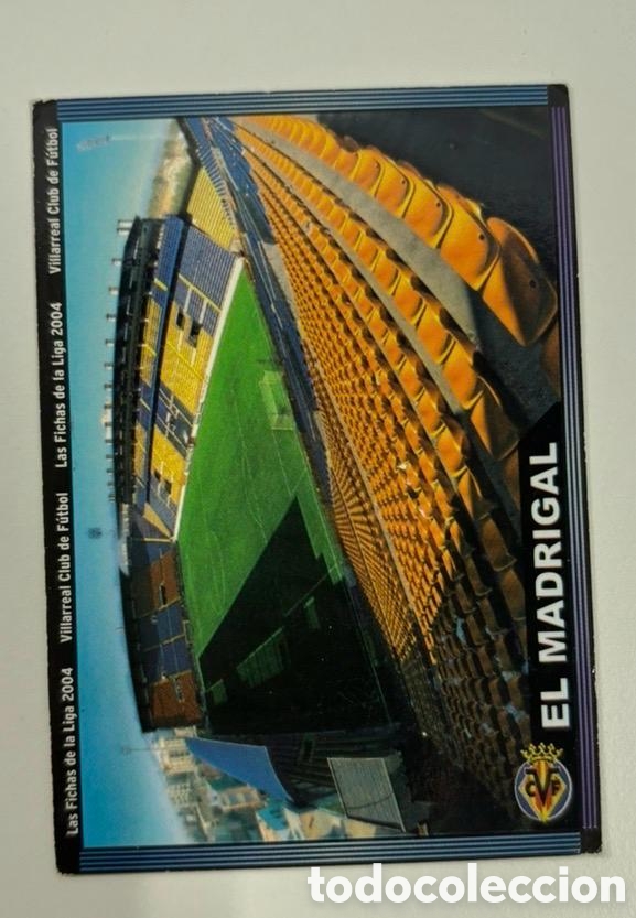 Coleccionismo cromos antiguos: EL MADRIGAL ESTADIO VILLARREAL 2003 2004 MUNDICROMO CROMO CARTA 2004