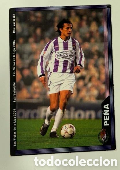 Collectionnisme Cartes &agrave; collectionner anciennes: PE&Ntilde;A VALLADOLID 2003 2004 MUNDICROMO CROMO CARTA 2004