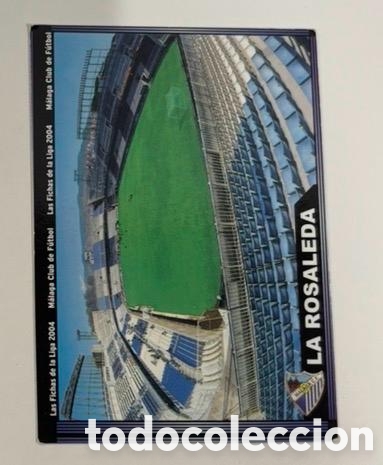 Collezionismo Figurine antiche: LA ROSALEDA ESTADIO MALAGA 2003 2004 MUNDICROMO CROMO CARTA 2004
