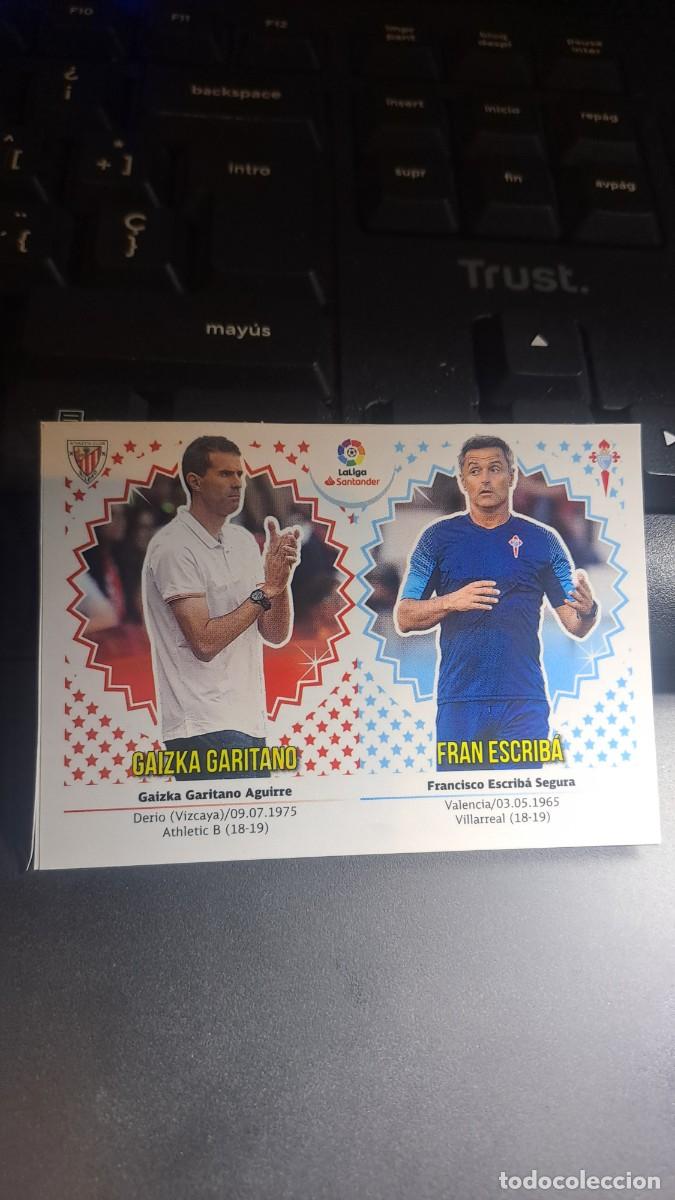 Coleccionismo cromos antiguos: CROMO GAIZKA GARITANO ATHLETIC FRAN ESCRIBA CELTA MERCADO INVIERNO 40 2018 2019 18 19 ESTE PANINI