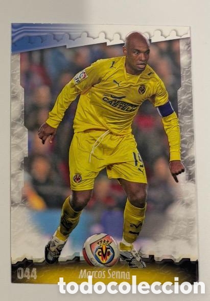 Coleccionismo cromos antiguos: 044 MARCOS SENNA VILLARREAL Mundicromo Las Fichas de la Liga 2008-2009