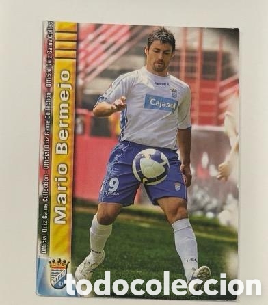 Coleccionismo cromos antiguos: MARIO BERMEJO XEREZ CROMO MUNDICROMO FICHAS LIGA FUTBOL QUIZ GAME 2009 2010