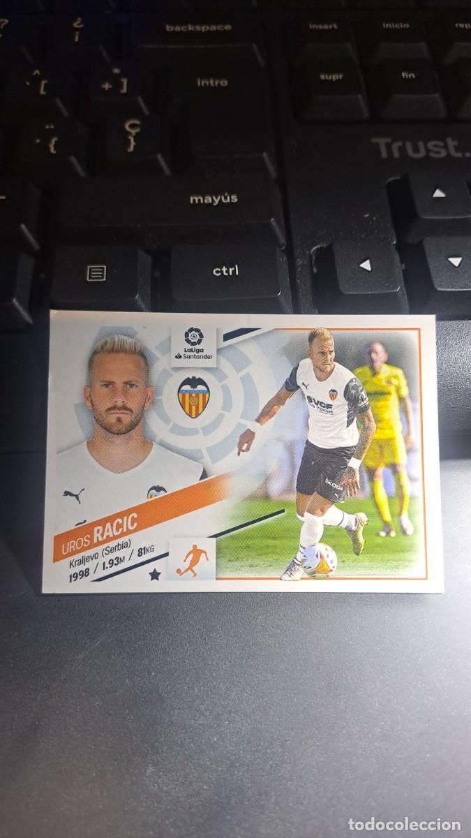 Coleccionismo cromos antiguos: CROMO RACIC 13 VALENCIA LIGA 2021 2022 21 22 ESTE PANINI NUNCA PEGADO