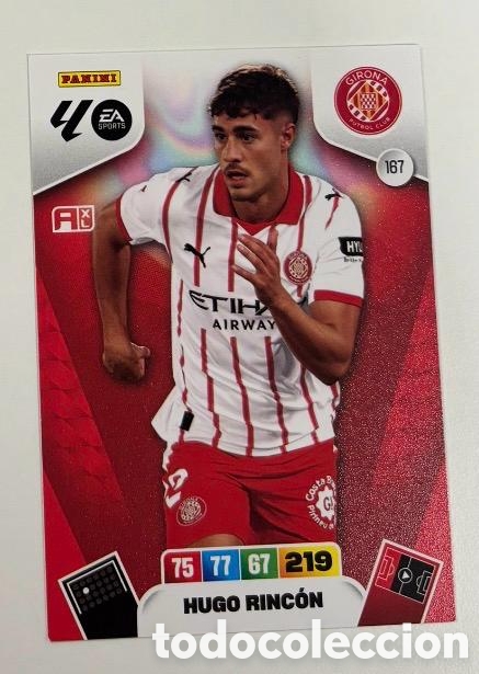 Coleccionismo cromos antiguos: 167 HUGO RINCON GIRONA Panini Adrenalyn XL LaLiga 2025 2026