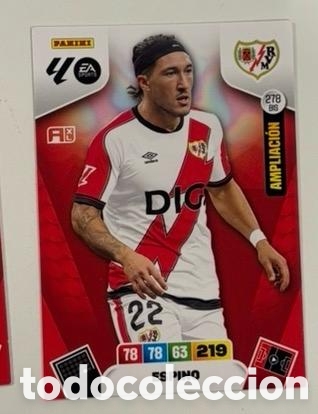 Coleccionismo cromos antiguos: 278 BIS PACHA ESPINO RAYO VALLECANO Panini Adrenalyn XL LaLiga 2025 2026