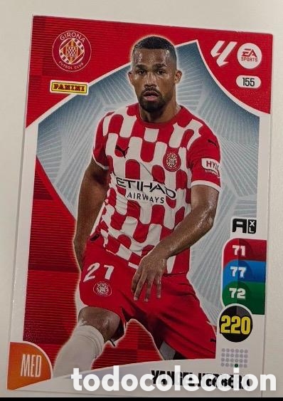 Coleccionismo cromos antiguos: 155 YANGEL HERRERA GIRONA Panini Adrenalyn XL La Liga 2024/2025