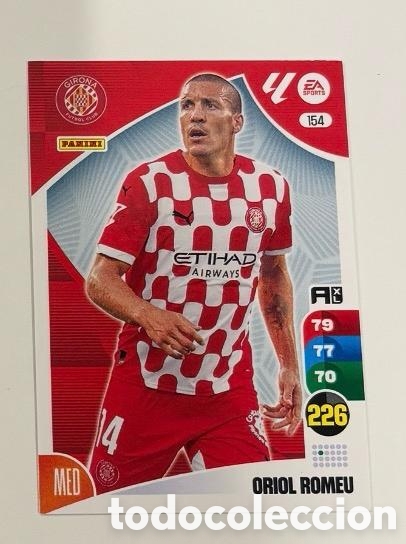 Coleccionismo cromos antiguos: 154 ORIOL ROMEU GIRONA Panini Adrenalyn XL La Liga 2024/2025