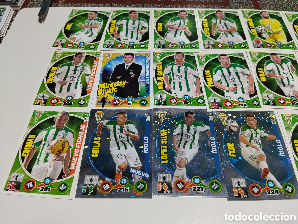 Coleccionismo cromos antiguos: 24 Cromos C&oacute;rdoba CF 2014-2015