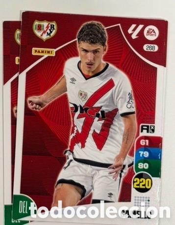 Coleccionismo cromos antiguos: 268 CAMELLO RAYO VALLECANO Panini Adrenalyn XL La Liga 2024/2025