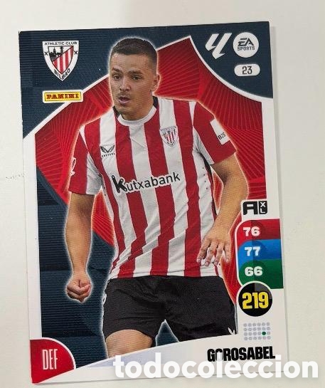 Coleccionismo cromos antiguos: 23 GOROSABEL ATHLETIC CLUB Panini Adrenalyn XL La Liga 2024/2025