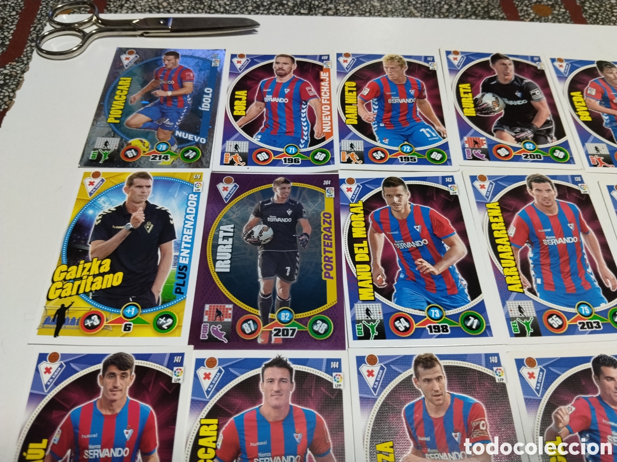 Coleccionismo cromos antiguos: 19 Cromos S.D Eibar 2014-2015