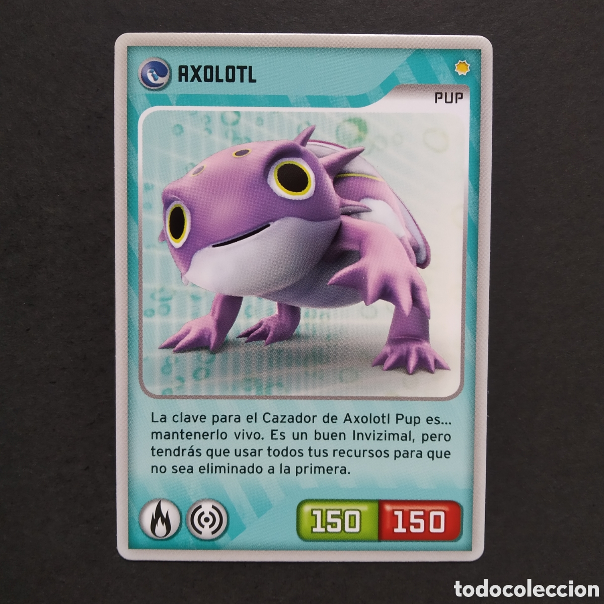 Coleccionismo cromos antiguos: CROMO - N&ordm; 199 - AXOLOTL - INVIZIMALS, DESAFIOS OCULTOS - PANINI - A&Ntilde;O 2013