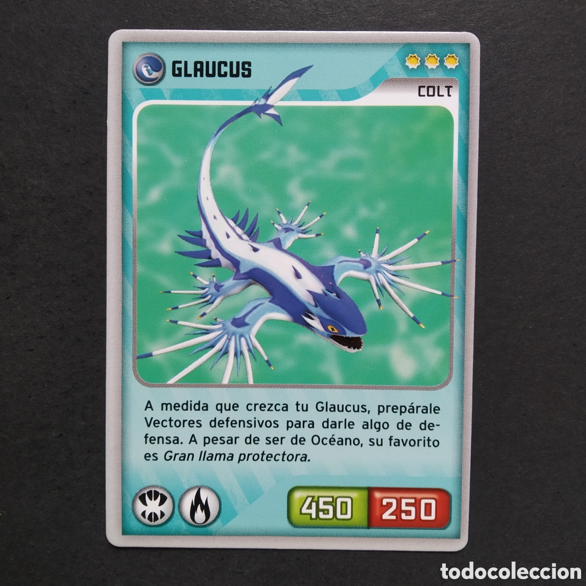 Coleccionismo cromos antiguos: CROMO - N&ordm; 206 - GLAUCUS - INVIZIMALS, DESAFIOS OCULTOS - PANINI - A&Ntilde;O 2013