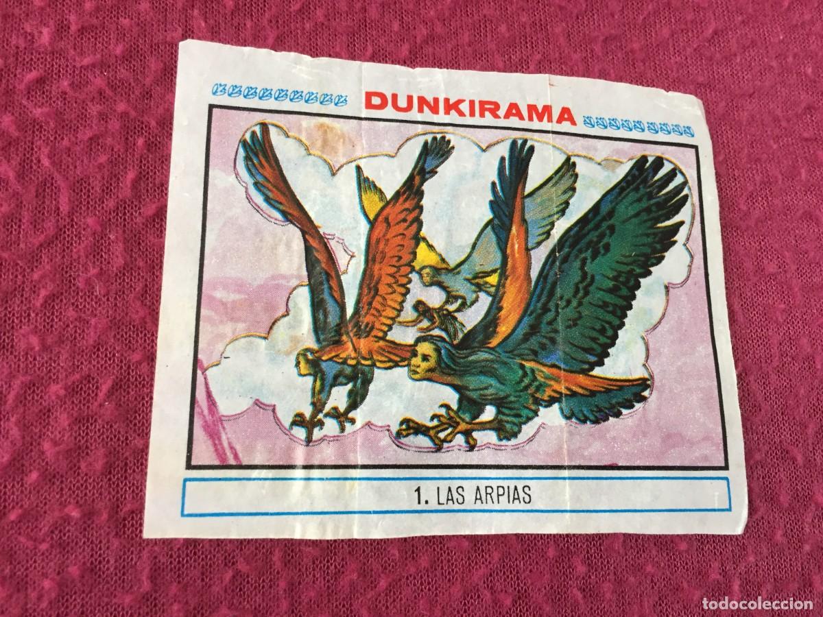 Coleccionismo cromos antiguos: Cromo dunkirama - Numero N&ordm;1 las arpias - chicles Dunkin