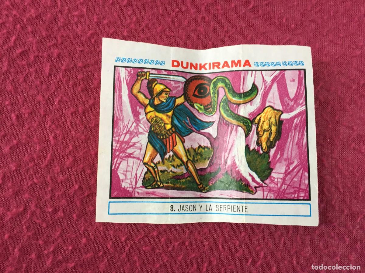 Coleccionismo cromos antiguos: Cromo dunkirama - Numero N&ordm; 8 JASON Y LA SERPIENTE - chicles Dunkin