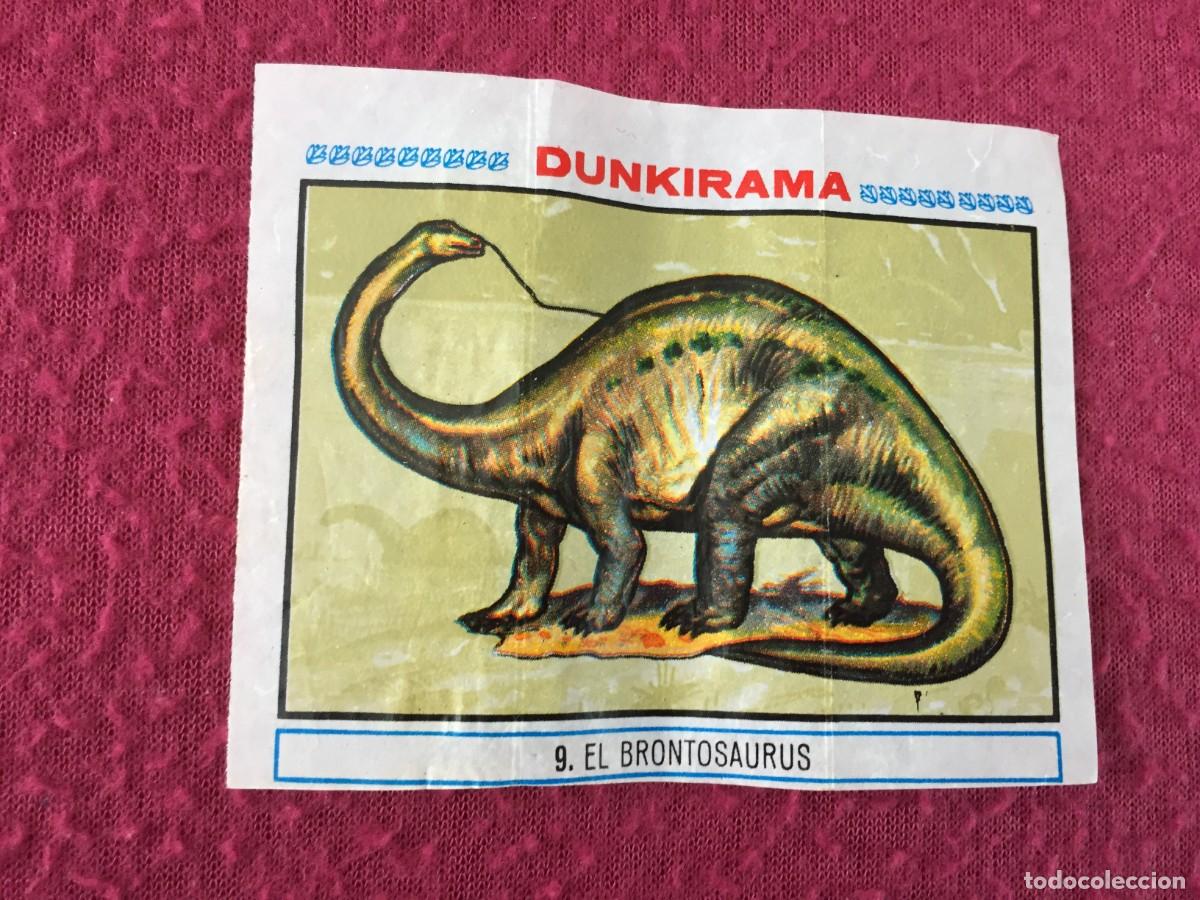 Coleccionismo cromos antiguos: Cromo dunkirama - Numero N&ordm; 9 EL BRONTOSAURUS - chicles Dunkin