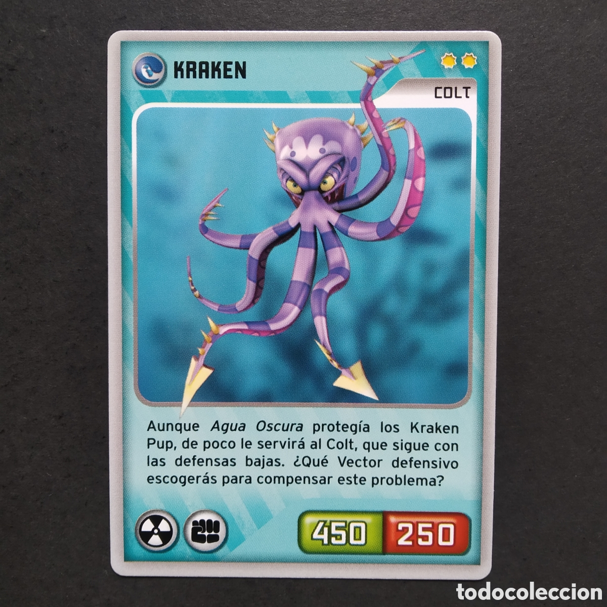 Coleccionismo cromos antiguos: CROMO - N&ordm; 218 - KRAKEN - INVIZIMALS, DESAFIOS OCULTOS - PANINI - A&Ntilde;O 2013