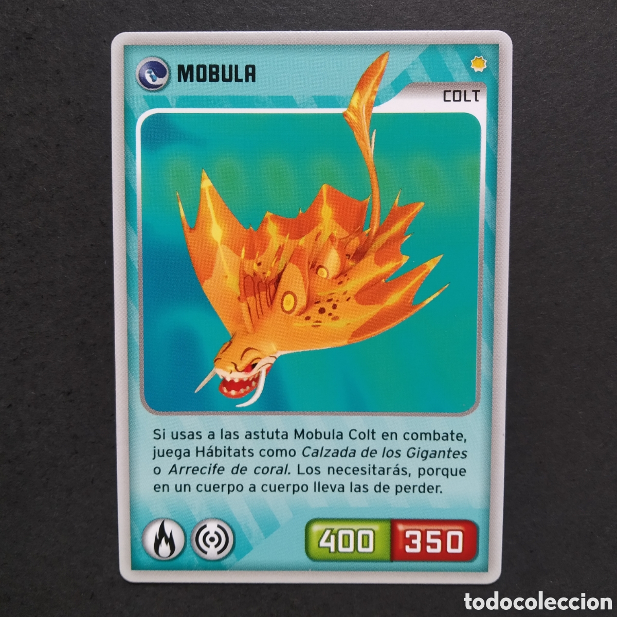 Coleccionismo cromos antiguos: CROMO - N&ordm; 224 - MOBULA - INVIZIMALS, DESAFIOS OCULTOS - PANINI - A&Ntilde;O 2013