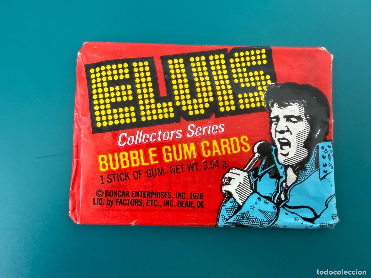 Coleccionismo cromos antiguos: Chicle Elvis - cerrado sin abrir - Bubble Gum Memphis 1978