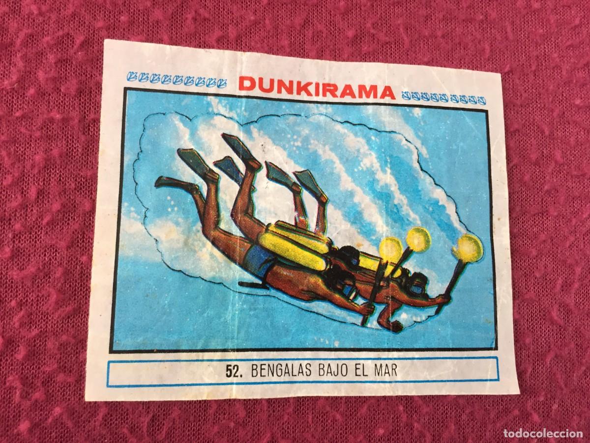 Coleccionismo cromos antiguos: Cromo dunkirama - Numero N&ordm; 52 BENGALAS BAJO EL MAR - chicles Dunkin