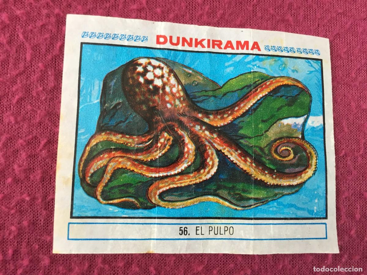 Coleccionismo cromos antiguos: Cromo dunkirama - Numero N&ordm; 56 EL PULPO - chicles Dunkin