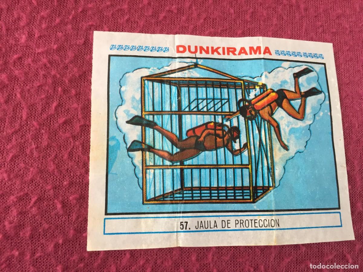 Coleccionismo cromos antiguos: Cromo dunkirama - Numero N&ordm; 57 JAULA DE PROTECCION - chicles Dunkin
