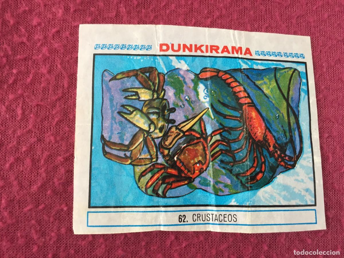 Coleccionismo cromos antiguos: Cromo dunkirama - Numero N&ordm; 62 - CRUSTACEOS - chicles Dunkin