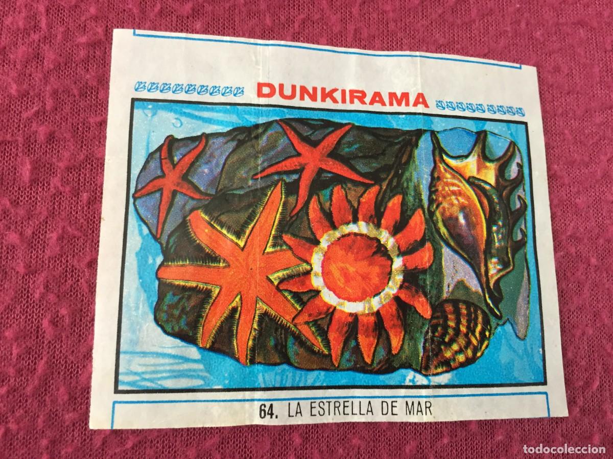 Coleccionismo cromos antiguos: Cromo dunkirama - Numero N&ordm; 64 - LA ESTRELLA DE MAR - chicles Dunkin