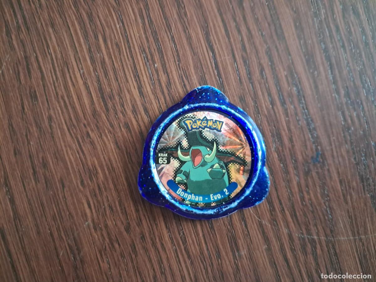 Coleccionismo cromos antiguos: TAZO POKEMON KRAK PANINI COLECCION KRAKS , NUMERO 65 DONPHAN - EVO 2