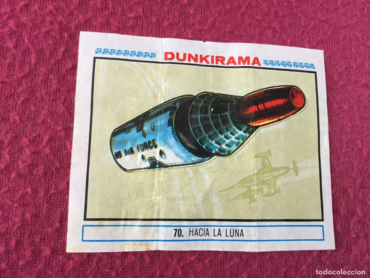 Coleccionismo cromos antiguos: Cromo dunkirama - Numero N&ordm; 70 - HACIA LA LUNA - chicles Dunkin