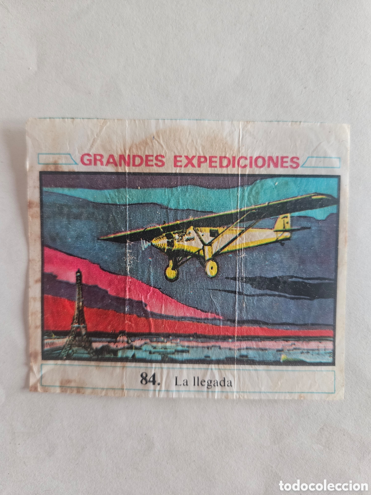 Coleccionismo cromos antiguos: CROMO - GRANDES EXPEDICIONES - N&deg; 84 LA LLEGADA - CHICLES DUNKIN - NUNCA PEGADO