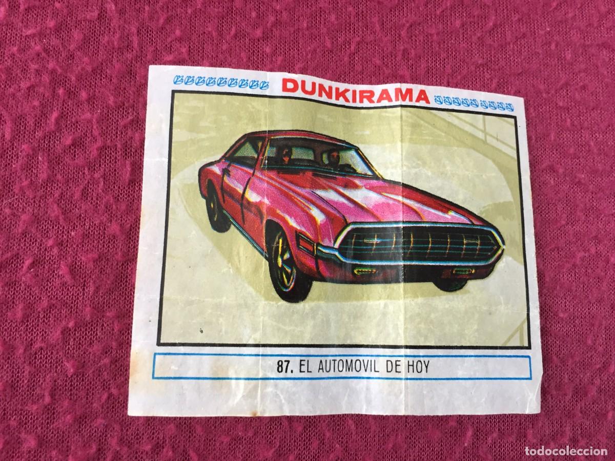 Coleccionismo cromos antiguos: Cromo dunkirama - Numero N&ordm; 87 - EL AUTOMOVIL DE HOY - Chicles Dunkin