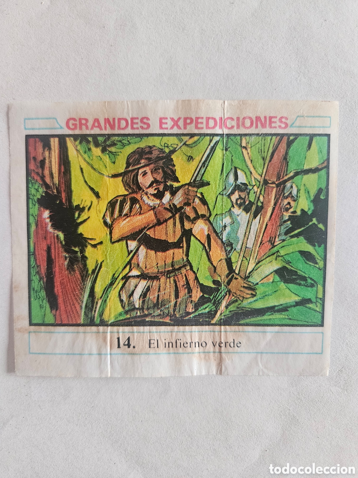 Coleccionismo cromos antiguos: CROMO - GRANDES EXPEDICIONES - N&deg; 14 EL INFIERNO VENDE - CHICLES DUNKIN - NUNCA PEGADO