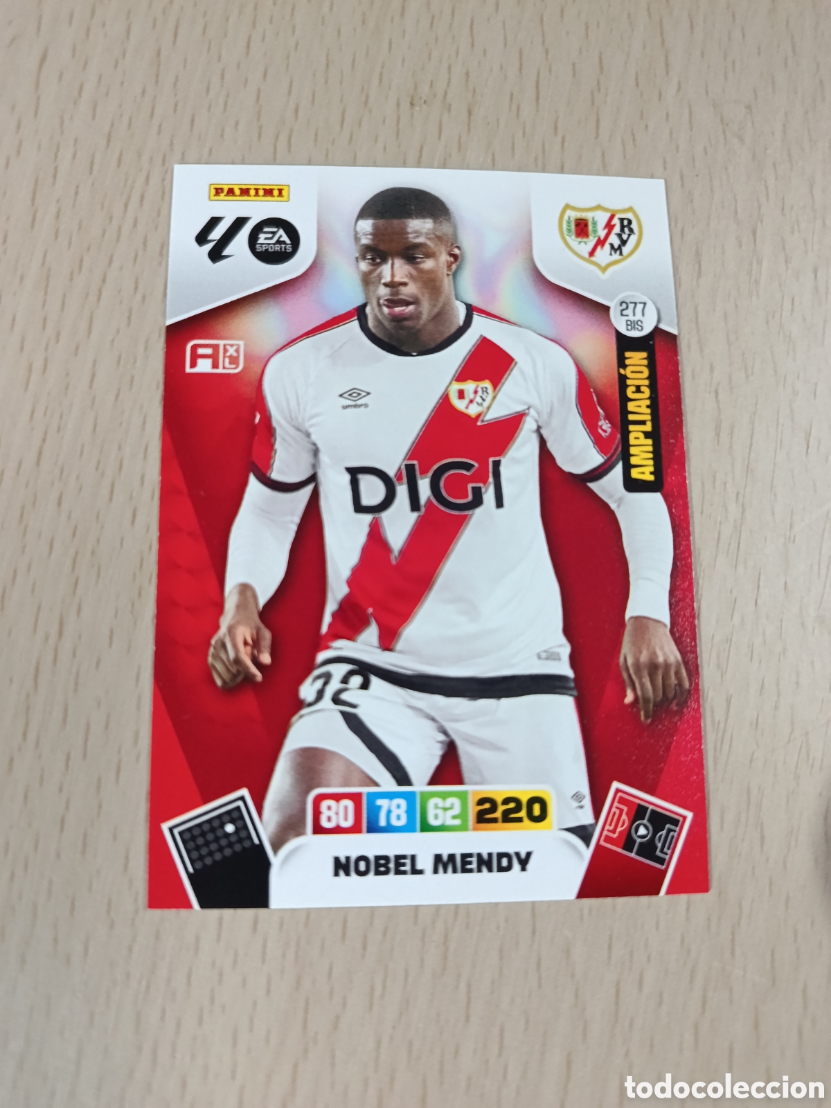 Collezionismo Figurine antiche: NEBEL MENDY RAYO VALLECANO AMPLIACION ADRENALYN LIGA 25 26 2025 2026 PANINI