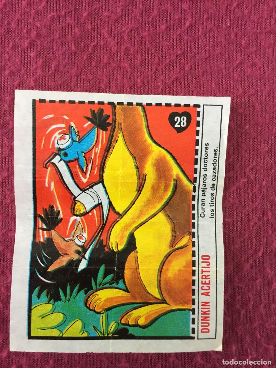 Coleccionismo cromos antiguos: DUNKIN ACERTIJO - CROMO NUMERO N&ordm; 28 - CURAN PAJAROS DOCTORES ...