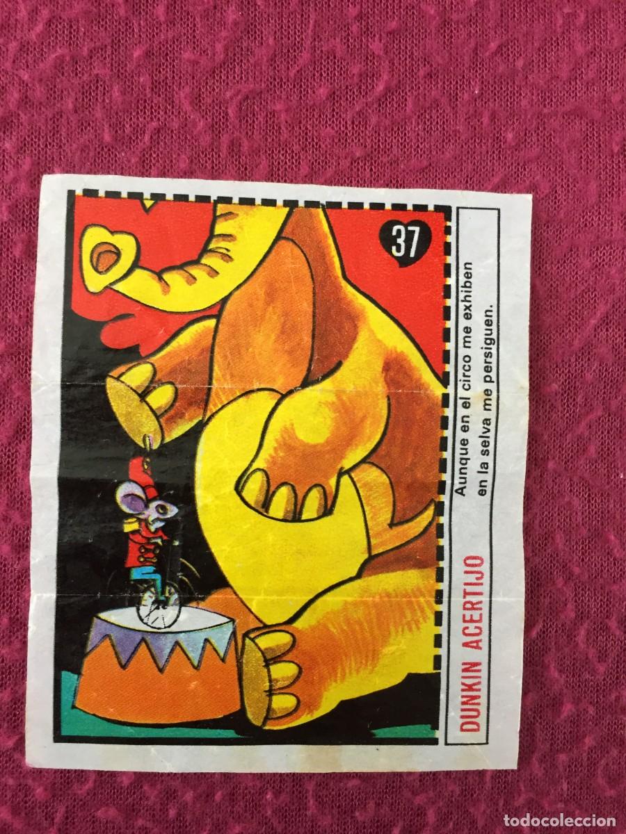 Coleccionismo cromos antiguos: DUNKIN ACERTIJO - CROMO NUMERO N&ordm; 37