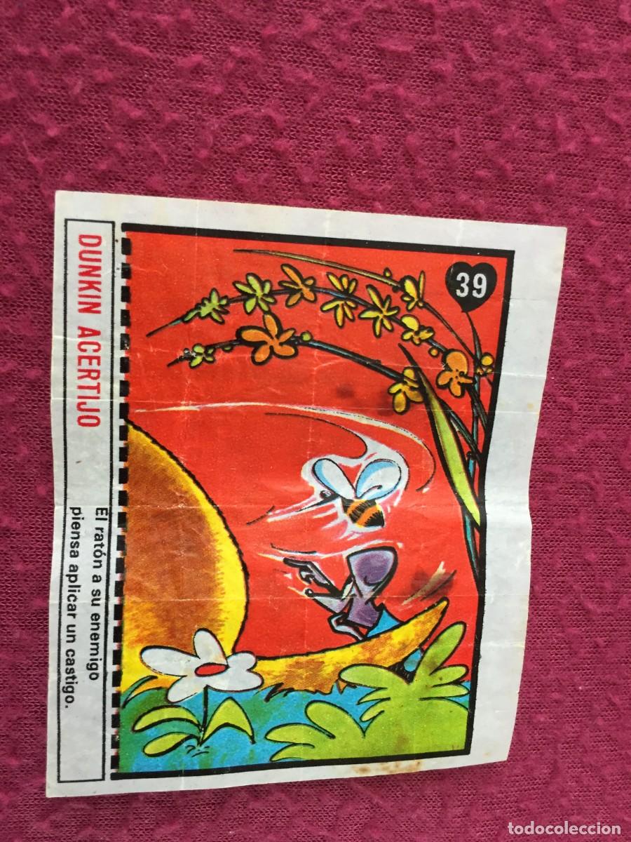 Coleccionismo cromos antiguos: DUNKIN ACERTIJO - CROMO NUMERO N&ordm; 39