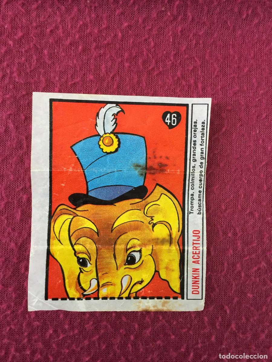 Coleccionismo cromos antiguos: DUNKIN ACERTIJO - CROMO NUMERO N&ordm; 46