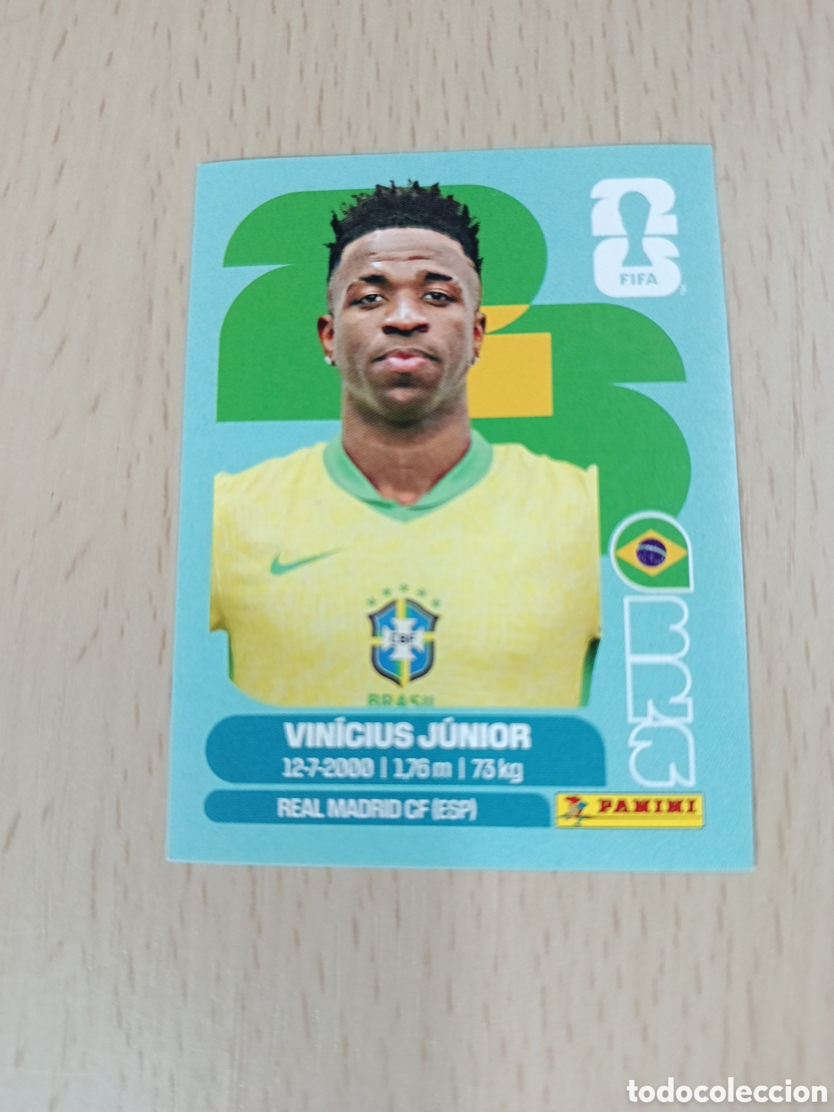 Coleccionismo cromos antiguos: VINICIUS JUNIOR BRA 14 BRASIL FIFA WORLD CUP 26 2026 MUNDIAL 26 2026 PANINI