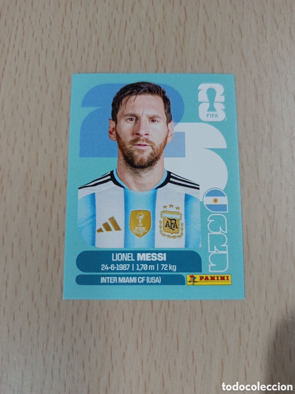 Collezionismo Figurine antiche: MESSI ARG 17 ARGENTINA FIFA WORLD CUP 26 2026 MUNDIAL 26 2026 PANINI