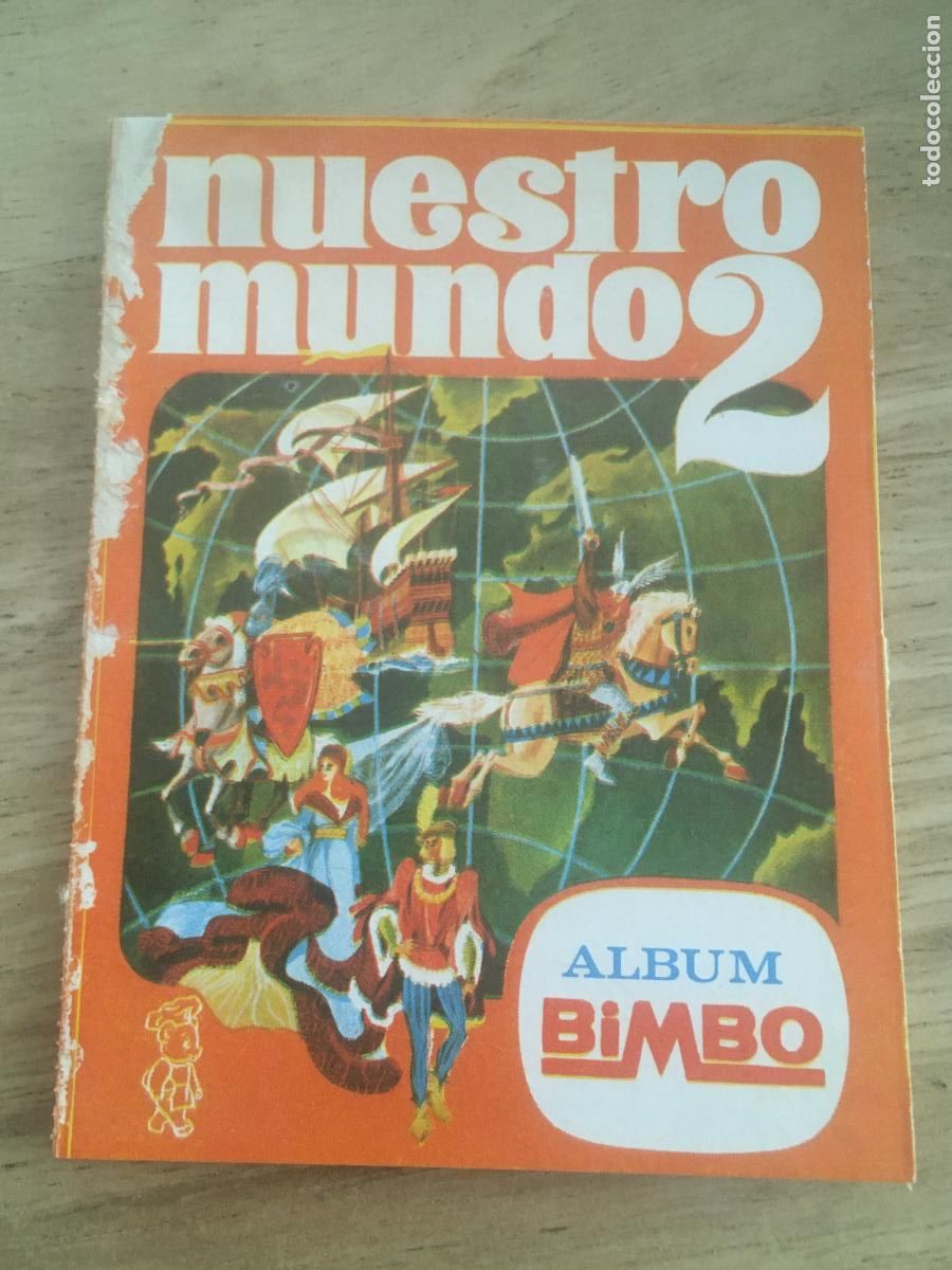 Coleccionismo cromos antiguos: NUESTRO MUNDO 2 BIMBO CROMO LIBRITO CONTROL DE CROMOS ORIGINAL ANTIGUO
