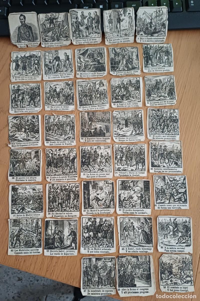 Coleccionismo cromos antiguos: 38 cromos antiguos Historia de Espa&ntilde;a contada en rimas, desconozco colecci&oacute;n